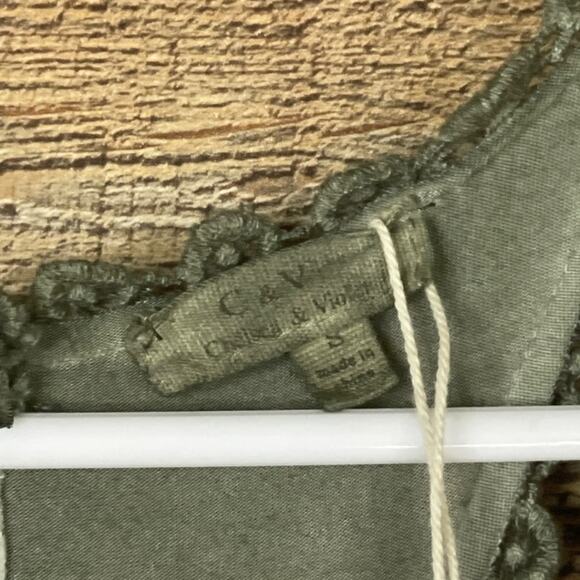 Chelsea & Violet Sleeveless Dress Olive Green Size Small NWT - Picture 3 of 9